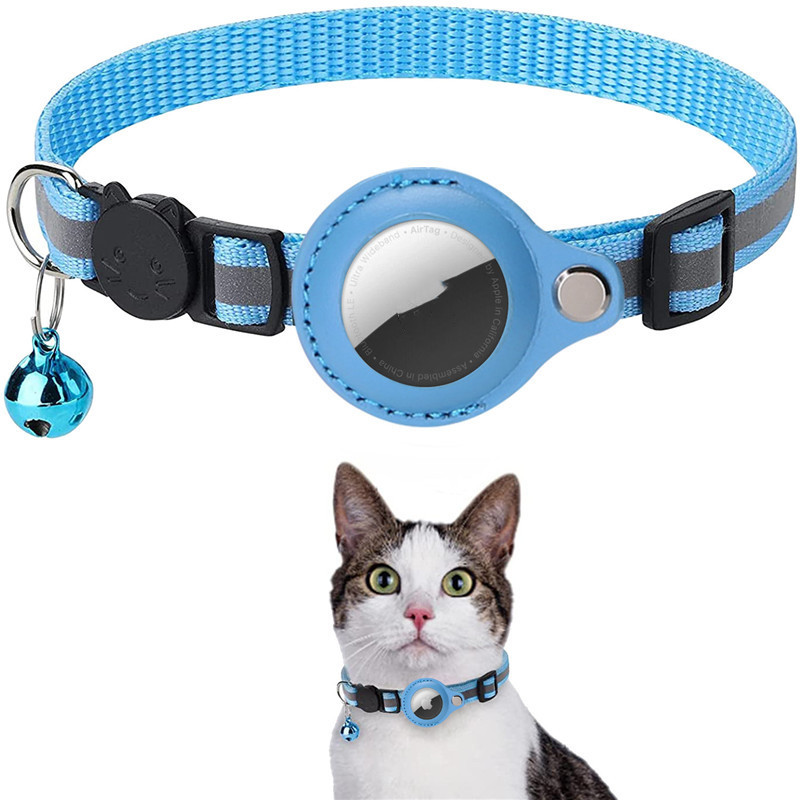 Reflektierendes AirTag-Halsband für Katzen – Sicherheit & Ortung in einem