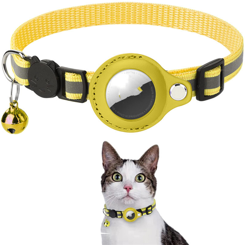 Reflektierendes AirTag-Halsband für Katzen – Sicherheit & Ortung in einem