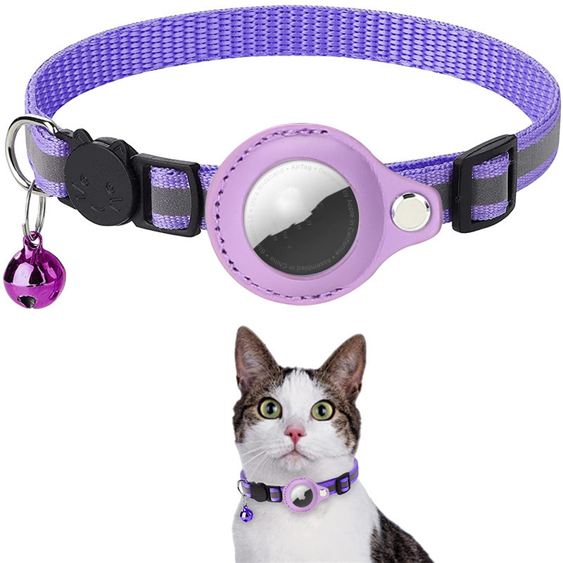 Reflektierendes AirTag-Halsband für Katzen – Sicherheit & Ortung in einem