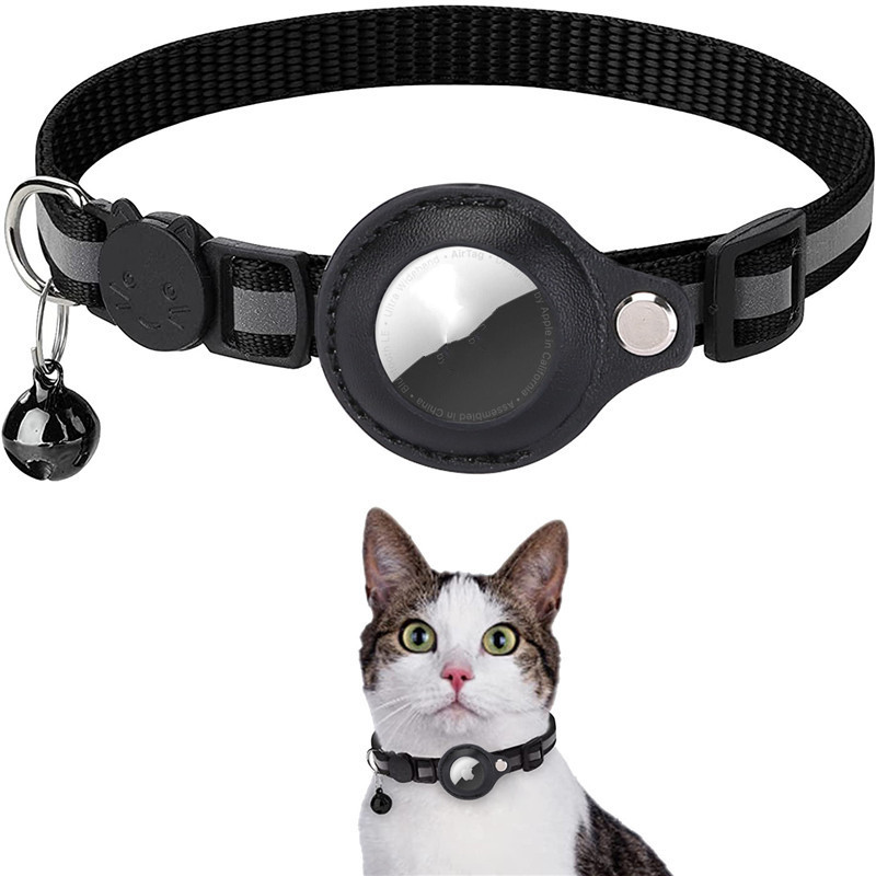 Reflektierendes AirTag-Halsband für Katzen – Sicherheit & Ortung in einem