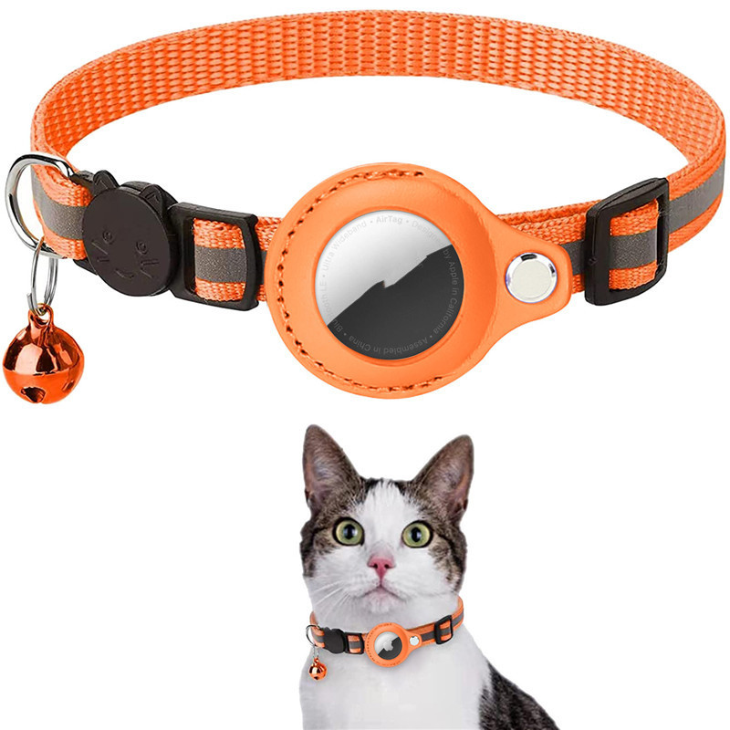 Reflektierendes AirTag-Halsband für Katzen – Sicherheit & Ortung in einem