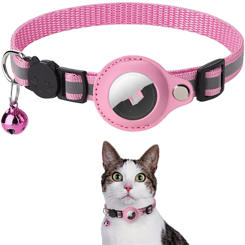 Reflektierendes AirTag-Halsband für Katzen – Sicherheit & Ortung in einem