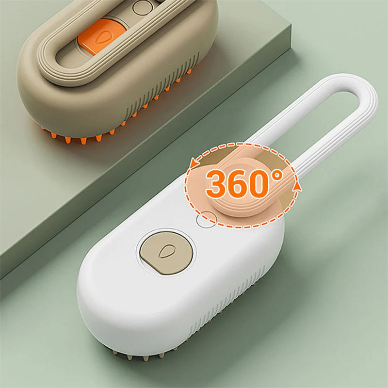 3-in-1 Dampf-Bürste für Katzen & Hunde
